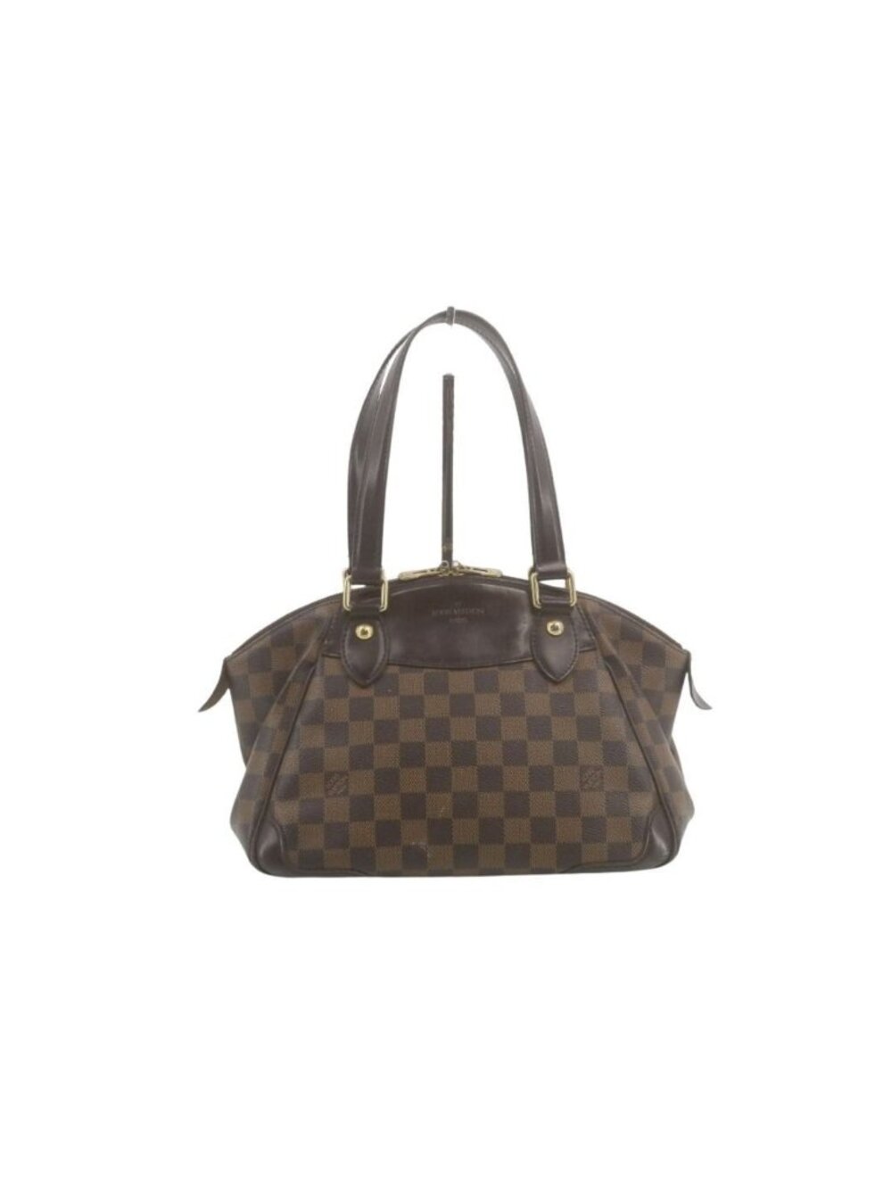 Louis Vuitton Handbag Verona PM Ebene Damier Gold